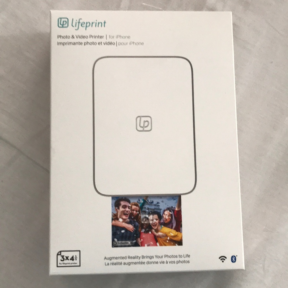 Lifeprint photo and video printer for iPhone